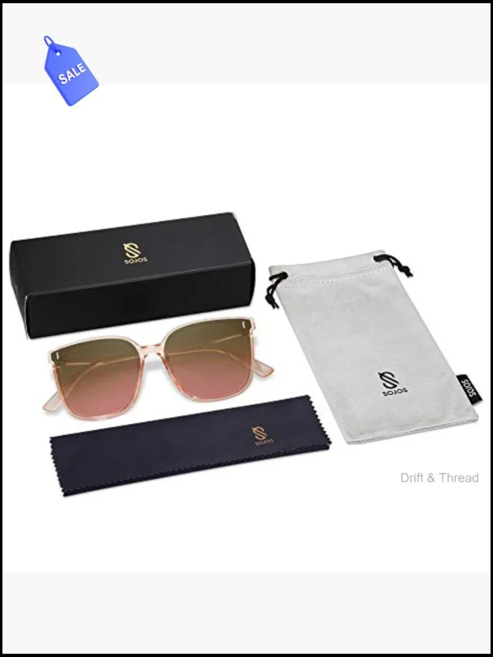 Vintage Style UV Protection Sunglasses for Women Men Square